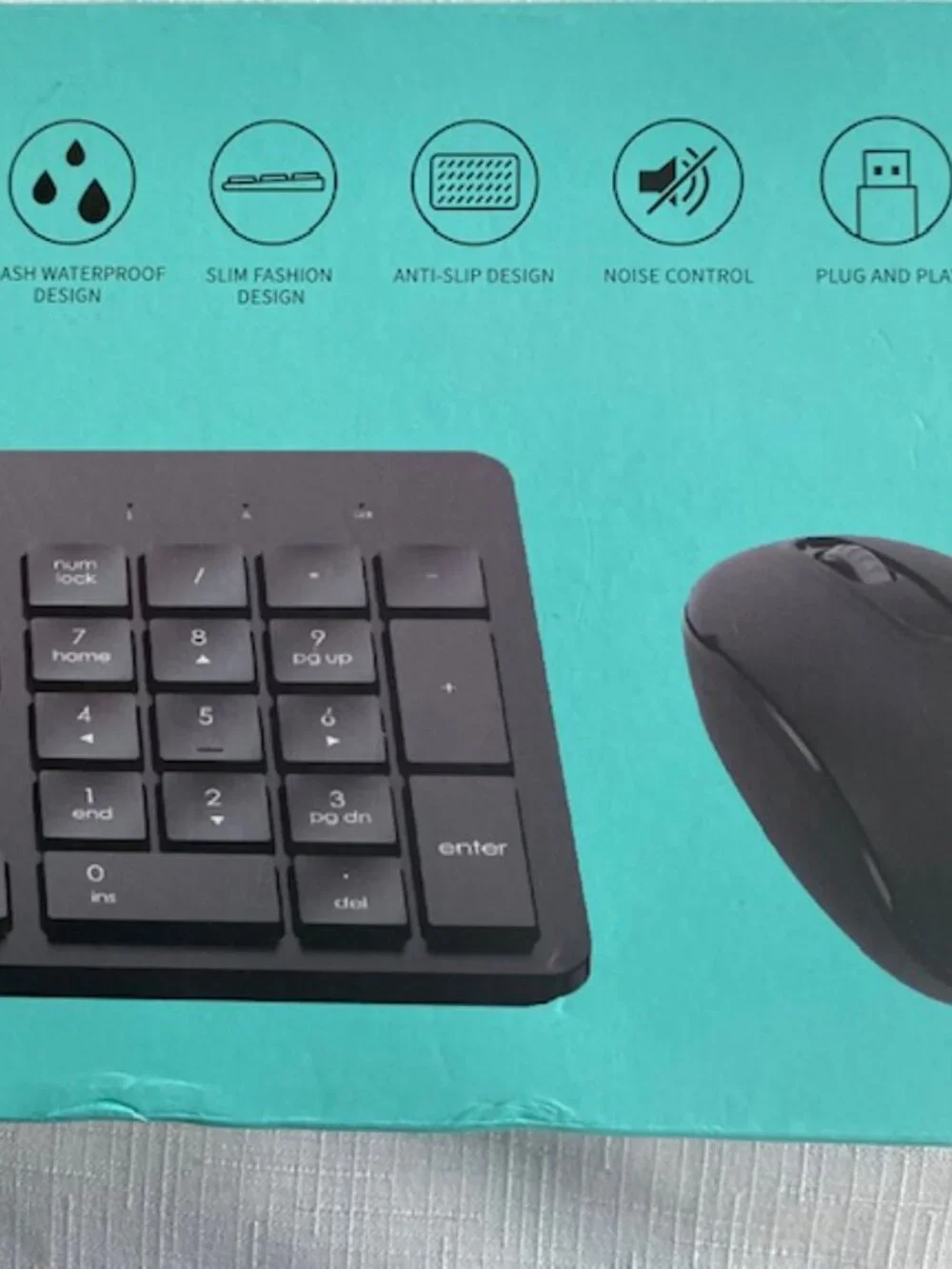 Wireless Keyboard and Mouse Combo